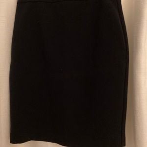 Navy blue pencil skirt